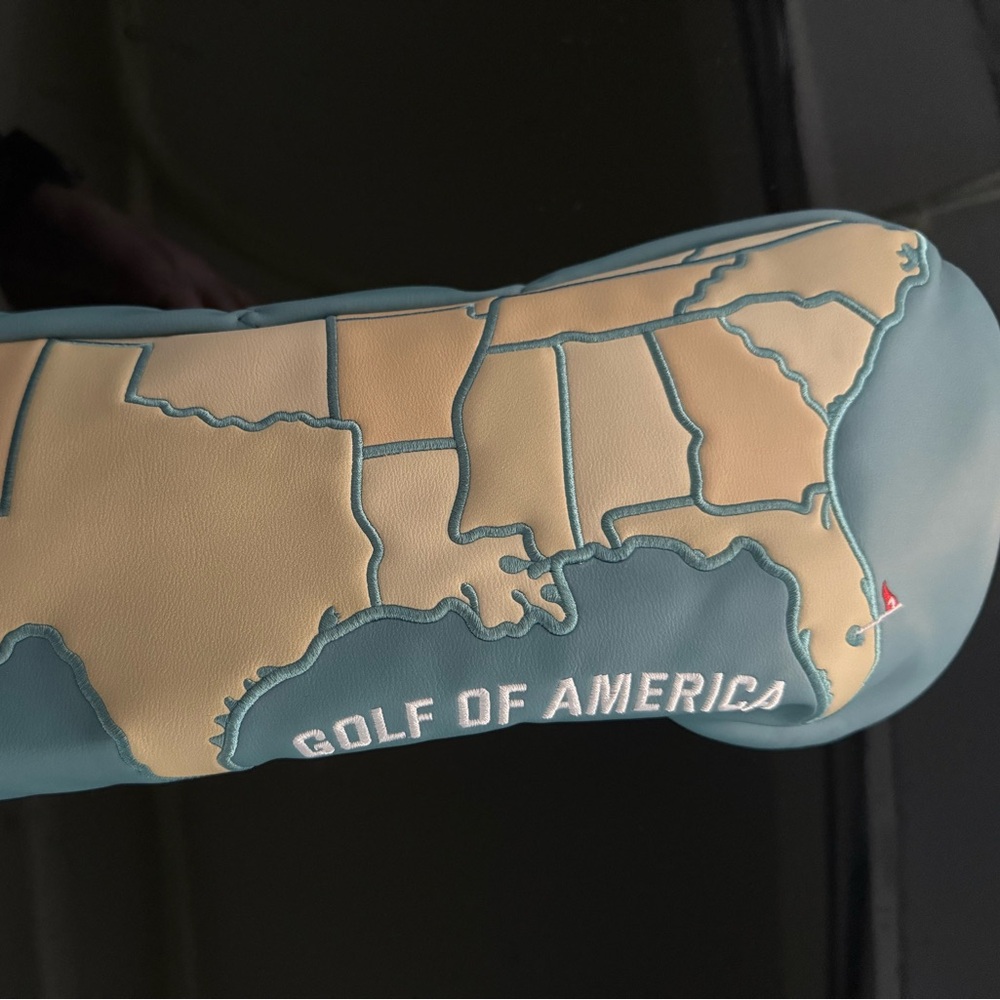 Golf of America Teal and Beige Headcover
